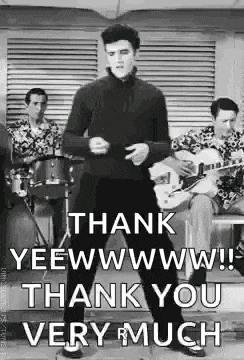 Elvis Thankyou Gif GIF