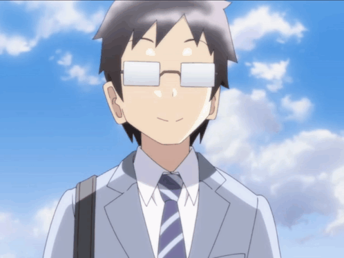 Embarrassed Anime Head Scratch GIF