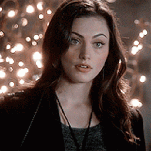 Embarrassed Phoebe Tonkin GIF