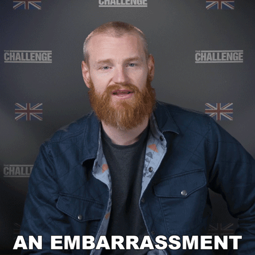 Embarrassed Wes Bergmann