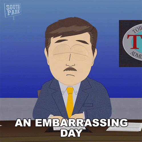 Embarrassing Day Cartoon