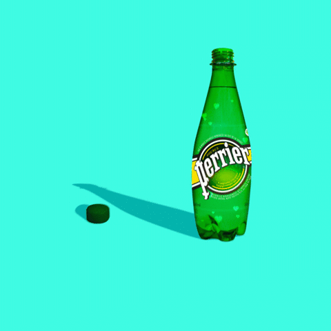 Emerald Green Perrier GIF