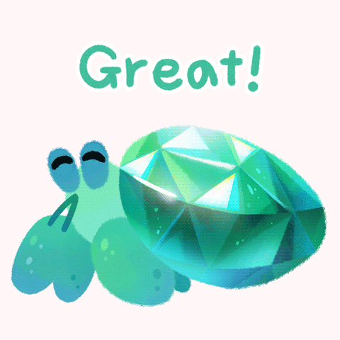Emerald Green Snail GIF