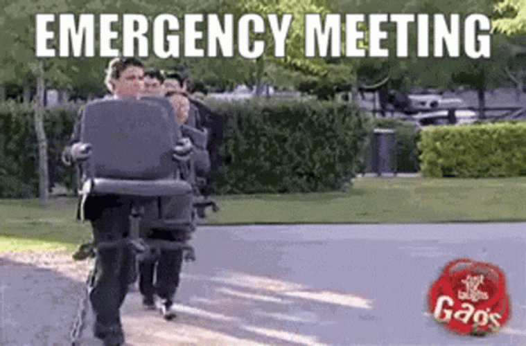 Emergency Company Meeting GIF