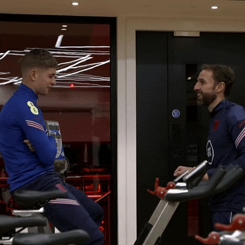 Emile Smith Rowe Smile At Gareth Southgate GIF