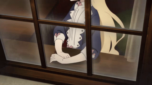 Emilico Looking Out The Window GIF