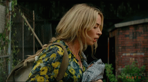 Emily Blunt Run A Quiet Place GIF