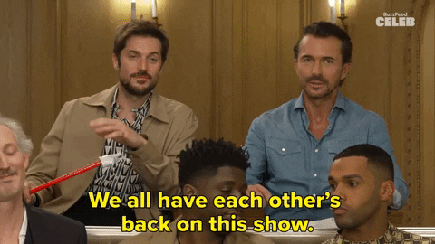 Emily In Paris Actors Have Each Other's Back GIF