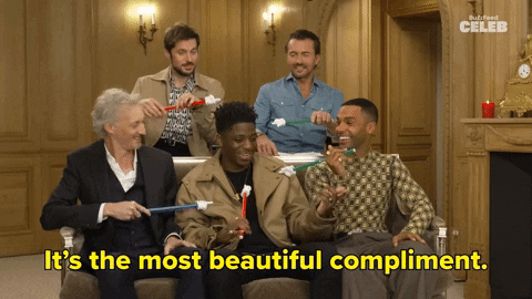 Emily In Paris Actors Most Beautiful Compliment GIF