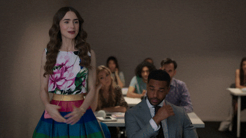 Emily In Paris Learned French GIF