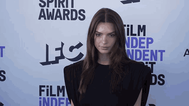 Emily Ratajkowski Slowly Bowing GIF