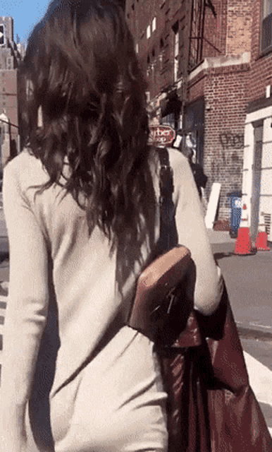 Emily Ratajkowski Walking On The Road GIF