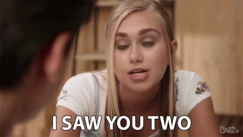 Emily Skinner Saw You Two Together Cheaters GIF