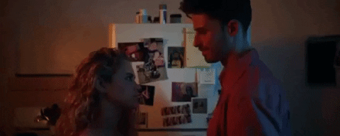 Emily Warren Hug Kissing GIF