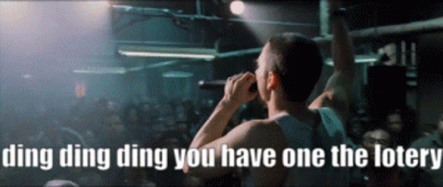 Eminem Crazy Crowd Ding Ding Ding GIF