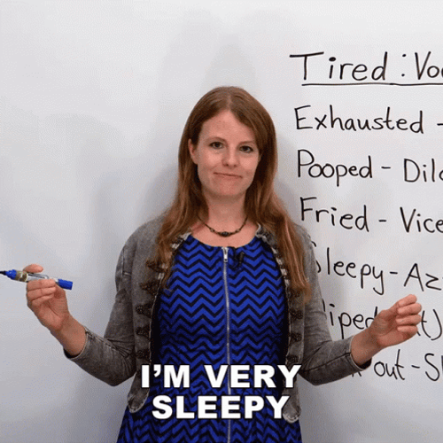 Emma Engvid So Tired And Very Sleepy GIF