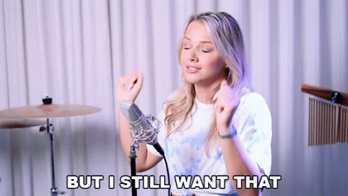 Emma Heesters Singing But I Still Want That GIF