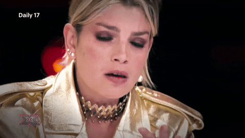 Emma Marrone Reaction X Factor GIF