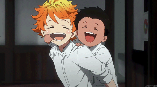 Emma Phil The Promised Neverland GIF