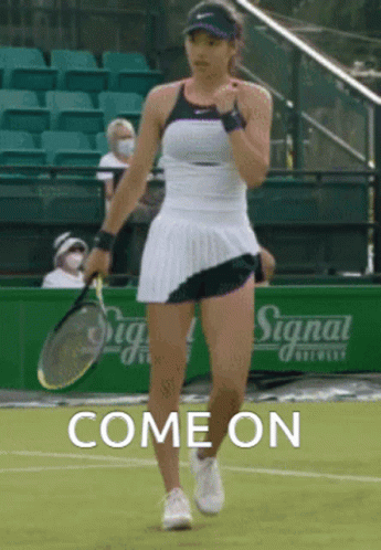 Emma Raducanu Come On Fist Pump GIF