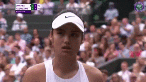 Emma Raducanu Exhale Walking GIF