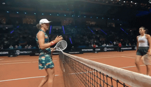 Emma Raducanu Iga Świątek Handshake GIF
