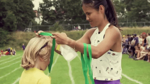 Emma Raducanu Medal Ceremony GIF