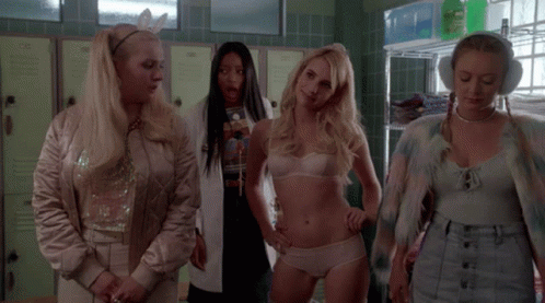 Emma Roberts And Friends GIF