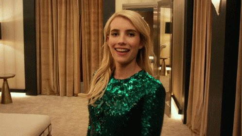 Emma Roberts Whats Your Info GIF