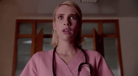 Emma Roberts Confused Scream Queens GIF