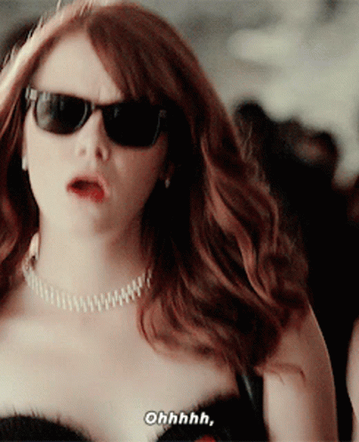 Sassy Emma Stone Looking Chic GIF