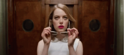 Emma Stone Wearing Sunglasses GIF