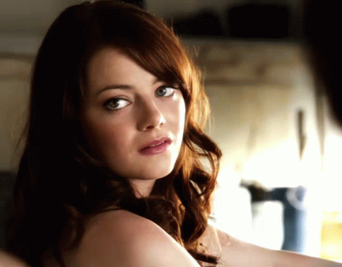 Emma Stone Awkward Thumbs Up GIF
