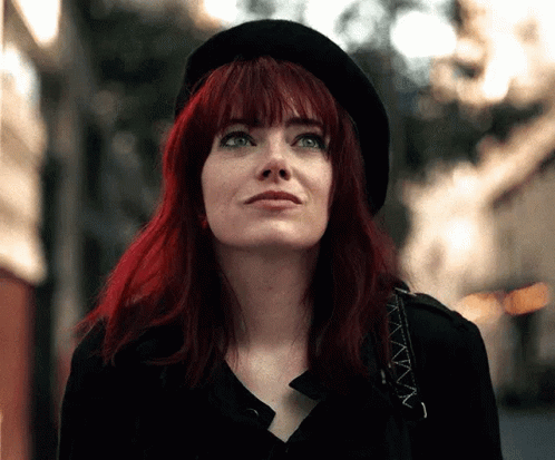 Emma Stone Excited Gaze GIF