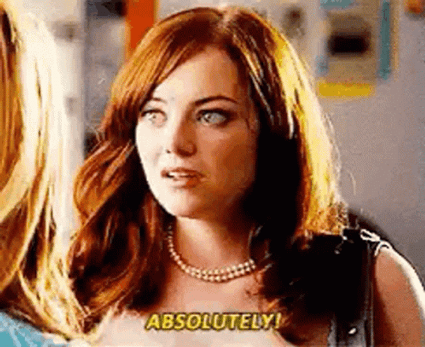 Emma Stone Absolutely GIF
