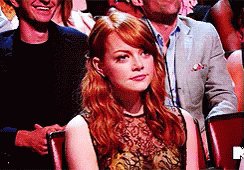 Emma Stone Unamused GIF