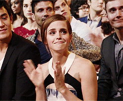Emma Watson Awe Reaction GIF