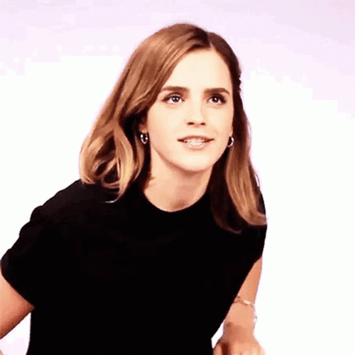 Emma Watson Correcting And Explaining GIF
