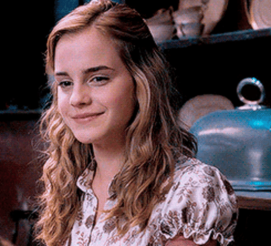 Emma Watson Gracefully Staring GIF