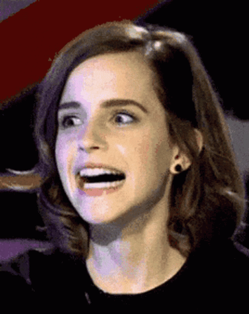Emma Watson Nervous Laugh GIF