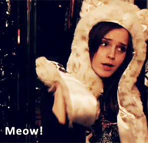Emma Watson Sad Cat Meow GIF
