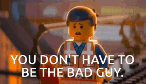 Emmett From Lego Movie Says You Don't Have to Be the Bad Guy