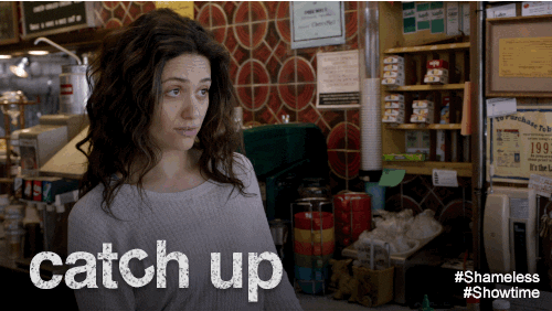 Emmy Rossum Catch Up Showtime GIF