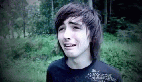 Emo Kid Crying GIF