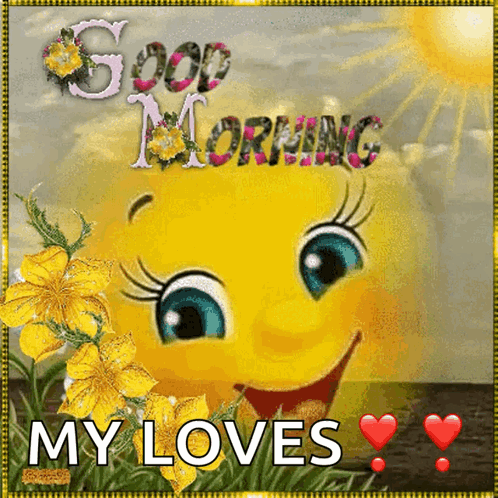 Emoji Animated Good Morning Monday Joy GIF