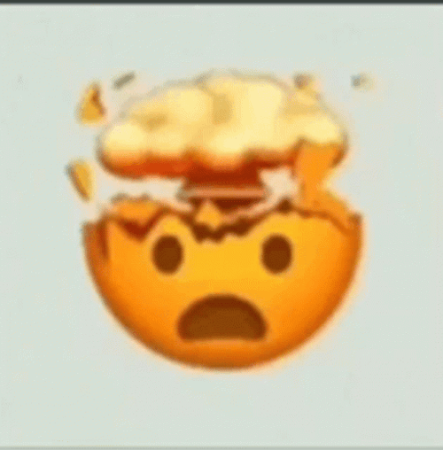 Emoji Brain Exploding GIF