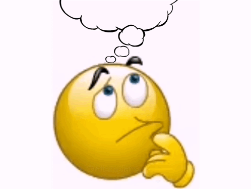 Emoji Cloud Thinking Meme GIF