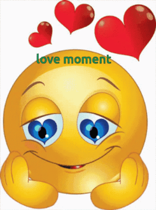 Emoji Icon In Love Smiley Face GIF