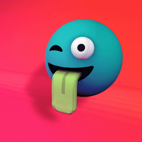 Emoji Licking Tongue Out GIF