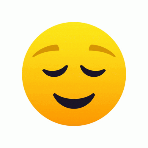 Emoji Peaceful Face GIF